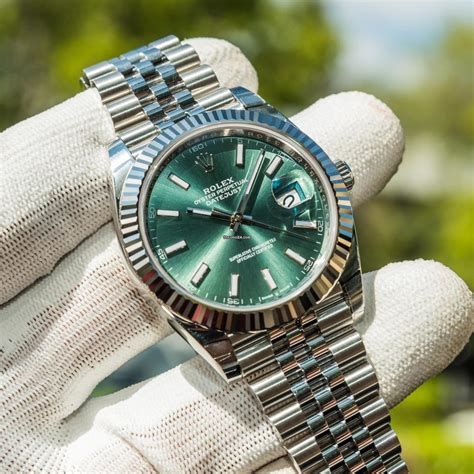 green dial rolex datejust|rolex datejust price chart.